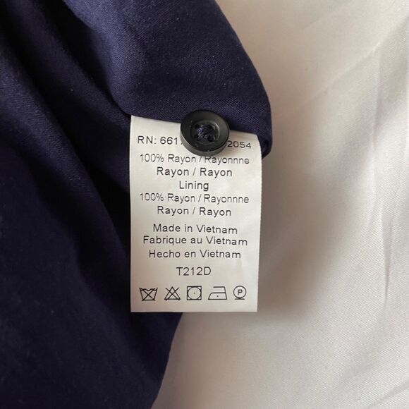 11-1-Tylho Anthropologie Blue Dash Sleeveless Maxi Dress Size XS Women’s - Picture 6 of 12